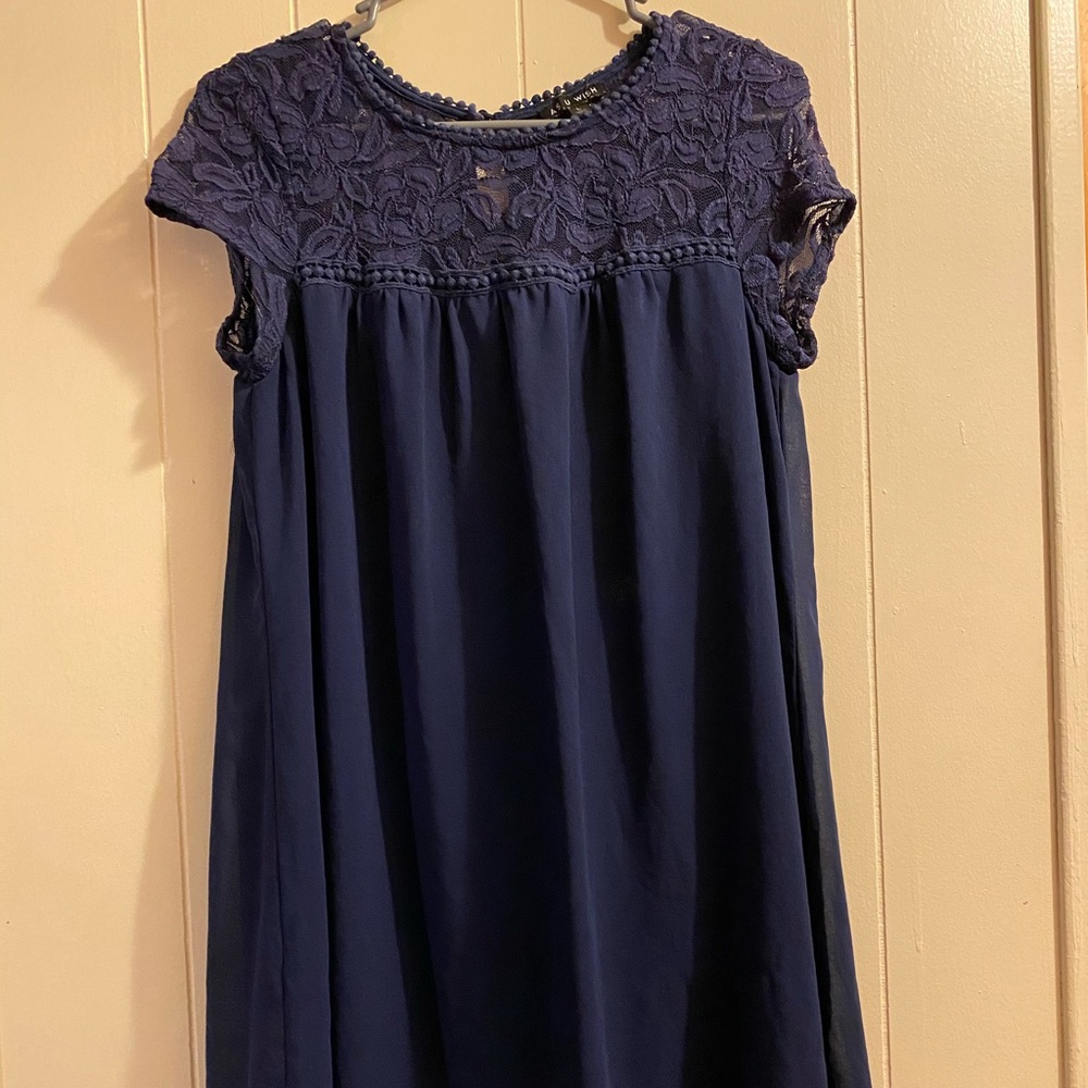 Navy blue dress